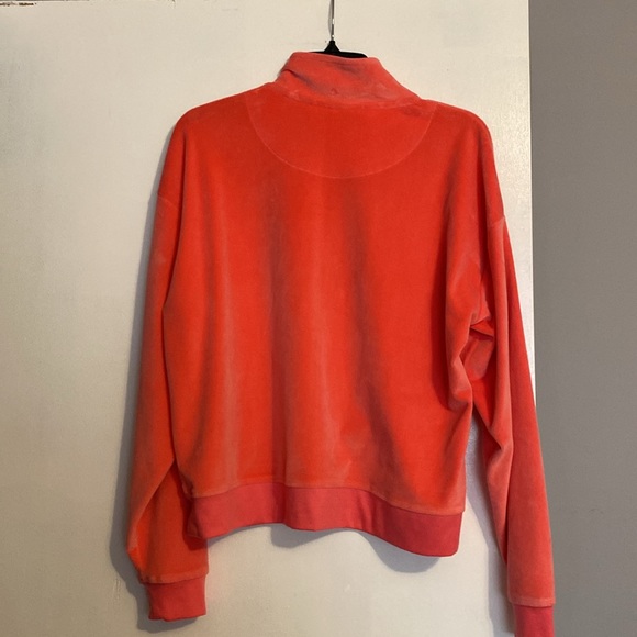 Avia Women’s Velour 1/2 Zip Long Sleeve Pullover - Picture 3 of 3